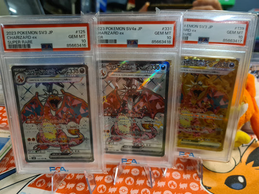 Ducky - Charizard PSA 10 Trio