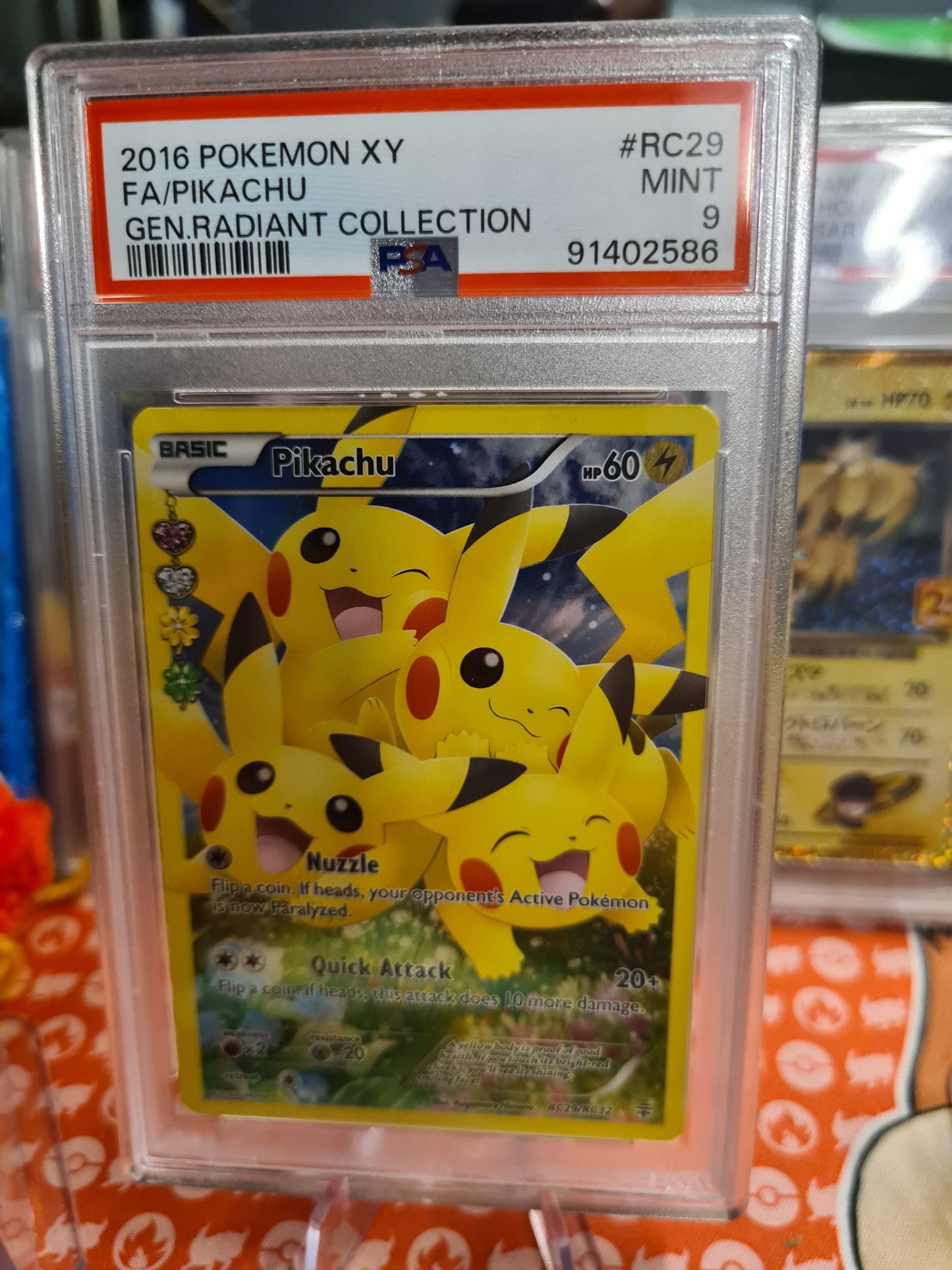 Ducky - Radiant Collection Pikachu PSA 9